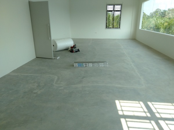 Laminate Flooring Installation Pontian (BEFORE)