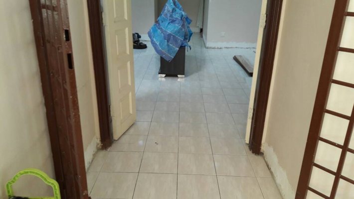 Laminate Flooring Installation Seri Alam, Masai (BEFORE)