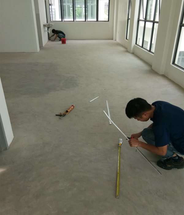 Vinyl Flooring Installation At Seri Alam, Masai (BEFORE)