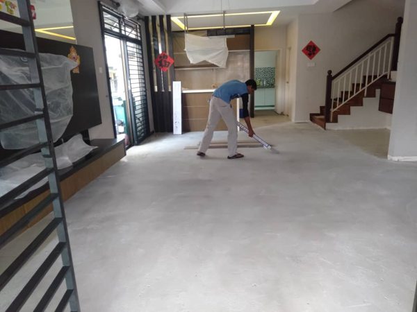Vinyl Flooring Installation At Taman Mount Austin, JB (BEFORE)
