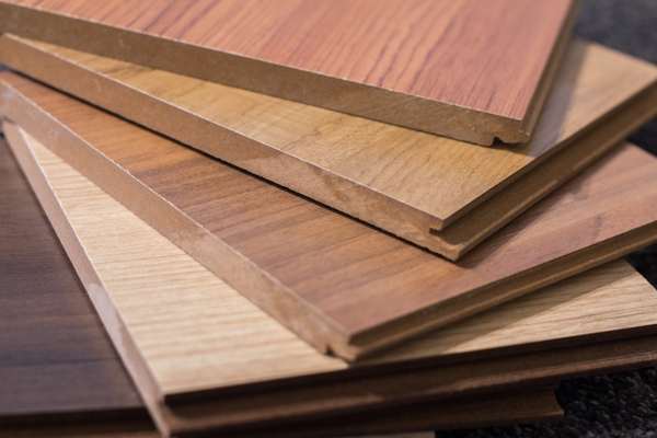 hard surface laminate floor sample