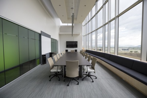 office with vinyl flooring